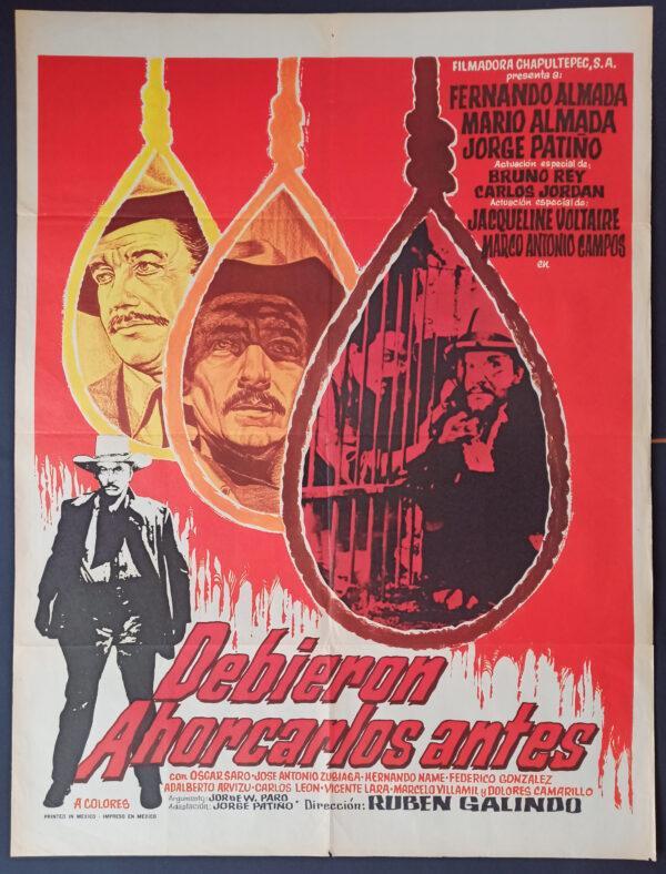 Plakat do westernu Debieron ahorcarlos antes