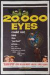 20,000 eyes - plakat filmowy usa
