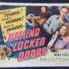 Behind locked doors - plakat filmowy