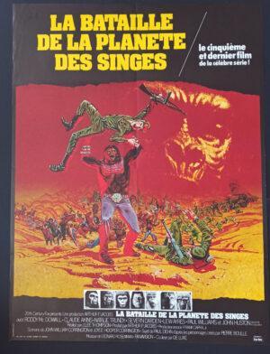 Plakat do filmu "Bitwa o Planetę Małp"