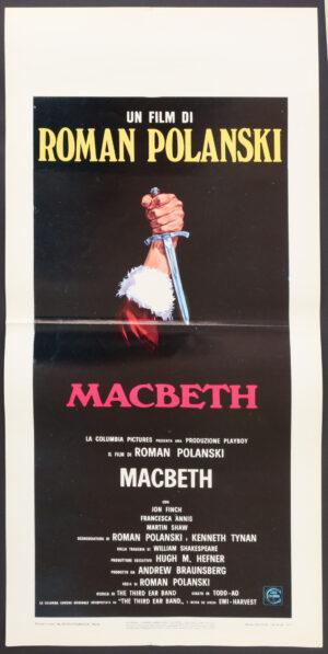 Stary plakat do filmu Macbeth